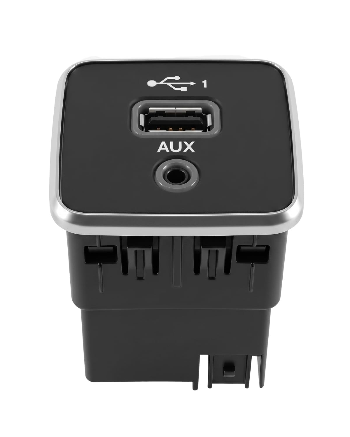 5xg28dx9ad usb aux charging port socket fit for jeep compass 2017-2021 | car front center console usb charging & aux audio input jack module fit for jeep cherokee 2017-2021 replace 53224228 53223309