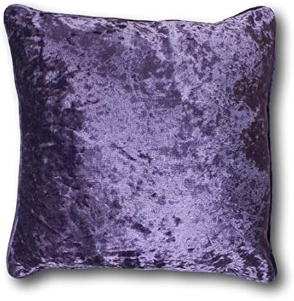 Purple crushed velvet cushions Clearance