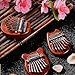 Finger Thumb Piano 8 Key, 8 Key Exquisite Finger Thumb Piano, Finger Thumb Piano, Thumb Piano for Adults, 8 Key Mini Exquisite Finger Thumb Piano, Thumb Piano for Kids