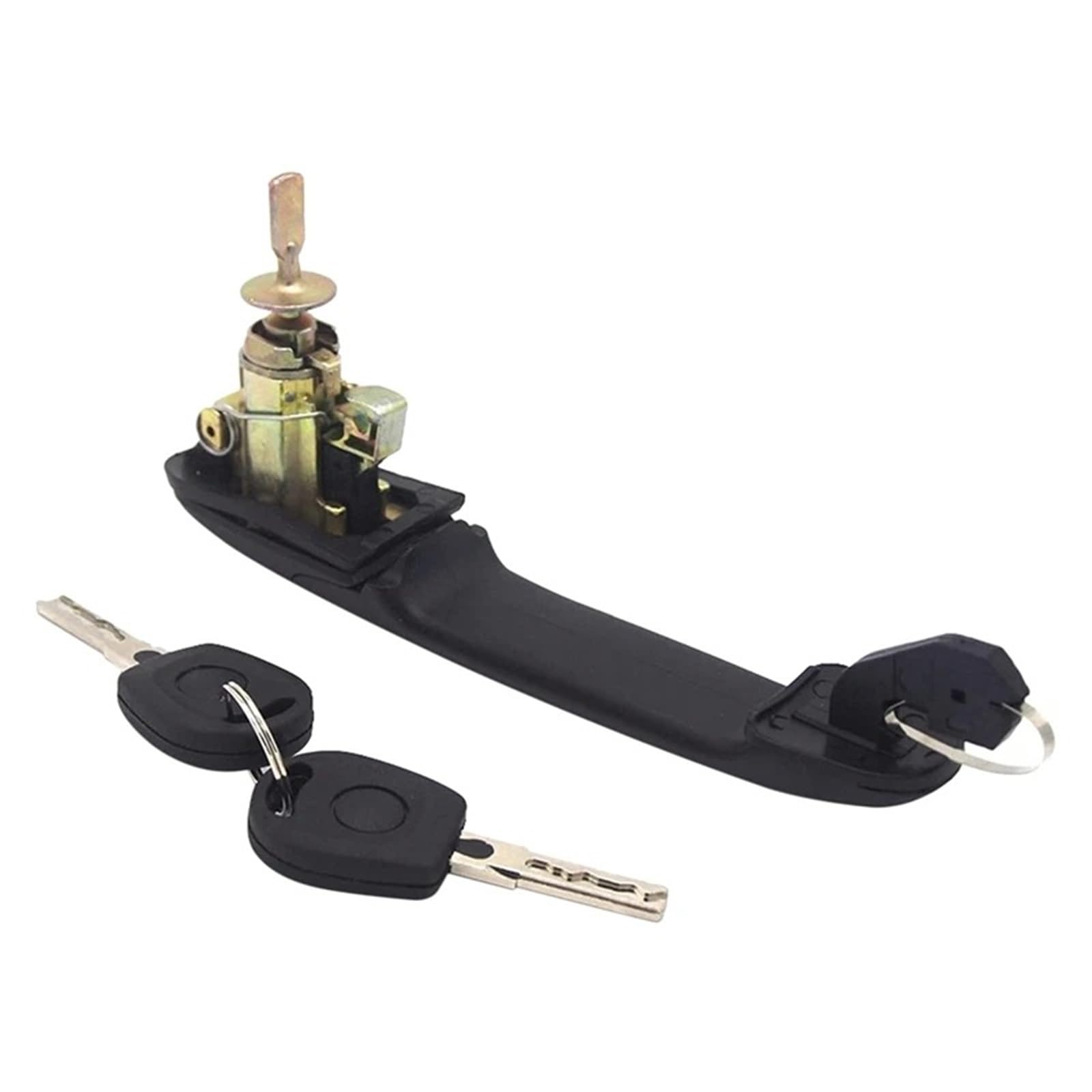 Duhnxuj One Color Car Door Handle For Galaxy 1995-2006 6K0837205 6K0837206 Front Left Right Handle With Lock Barrel