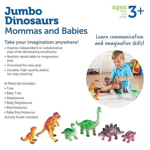 Dinosaures géants mamans et bébés Learning Resources figurines
