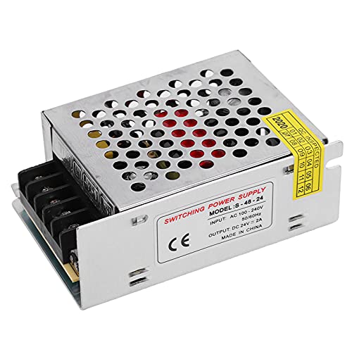 YWBL-WH Switch Power Supply Driver Efficient LED Strip Light Driver for 3D Printer Aluminum Alloy Material (#1)