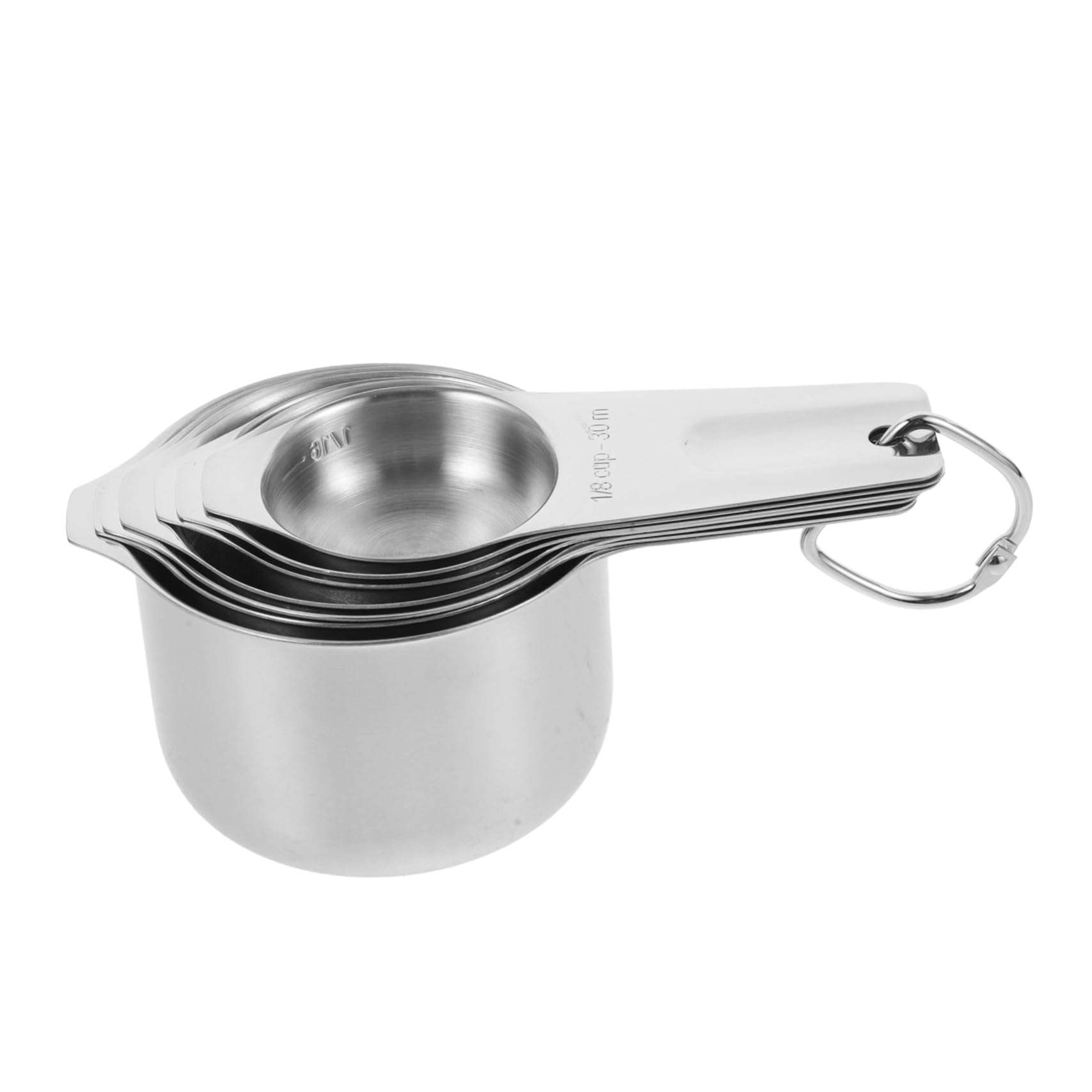Taza Medidora Inoxidable Con De Tazas Medidoras Para Cocina y Pastelería