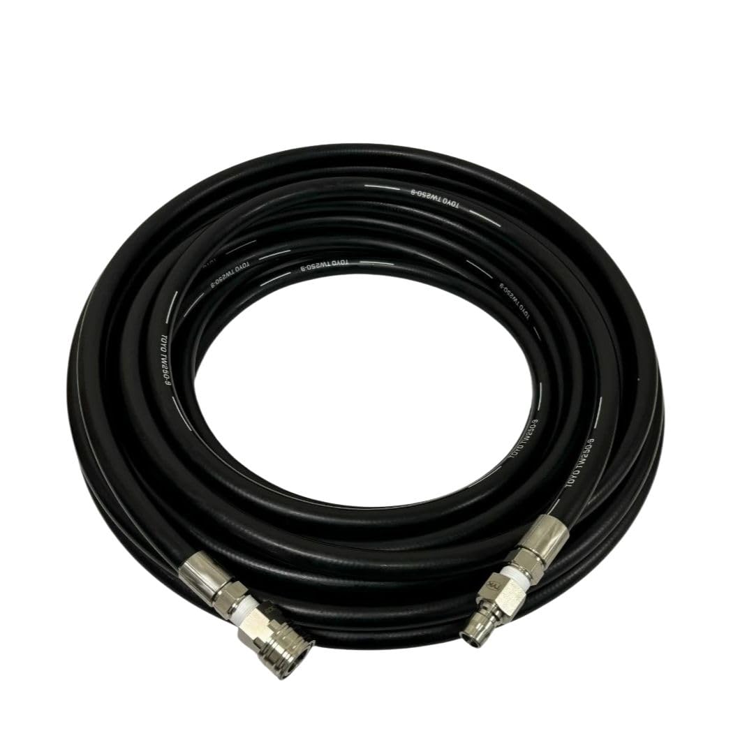 Amazon | 3/8 高圧洗浄ホース 高圧ホース金具(鉄製) 3/8 ワンタッチ