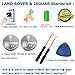 Key Fob Batery Replacement for Land Rover (2013-2025) Range Rover Discovery Evoque Defender Velar Sport for Jaguar F-Pace F-Type XE XJ XF LR2 LR4 Evoque Sport Velar (Check Fitment Guide) 2 Packs