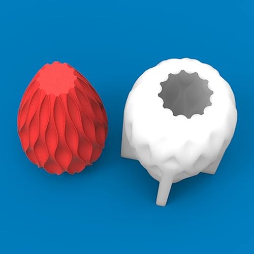 Miniatura 10 de Molde de silicona de cilindro irregular, molde de jabón de vela de pilar geométrico, molde de chocolate para hornear, molde de resina de yeso