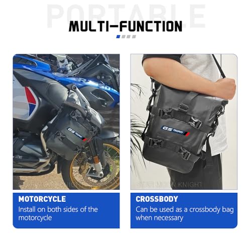 Alforja para barras antivuelco de motocicleta BMW R1200 GS LC R 1250 1200 RS, impermeable y resistente miniatura 3