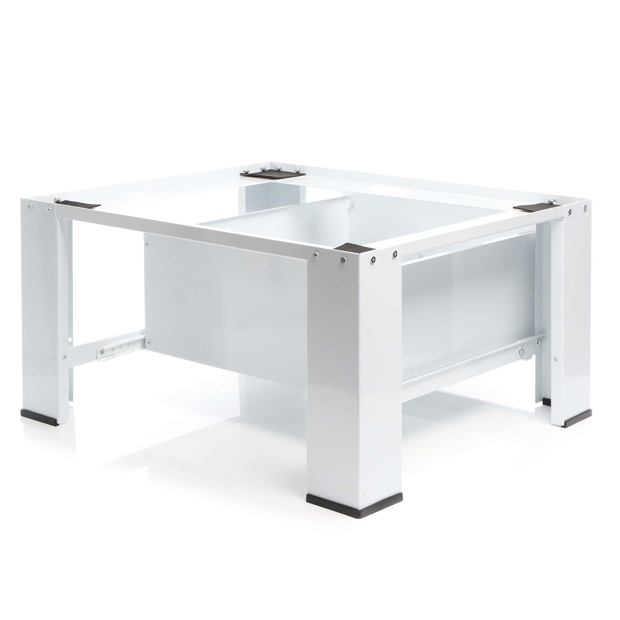 WilTec Elevador para Lavadora Base Soporte con cajón Pedestal para Lavadora hasta 150 kg
