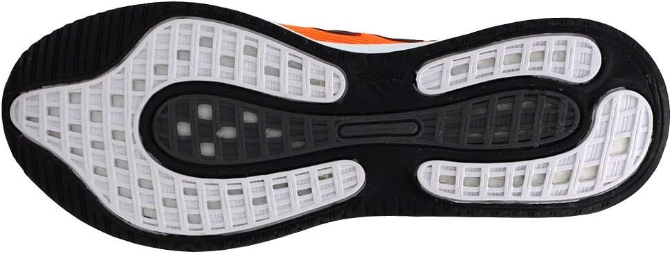 adidas Men's Supernova Running Shoe, Signal Orange/Black/Grey, 7.5