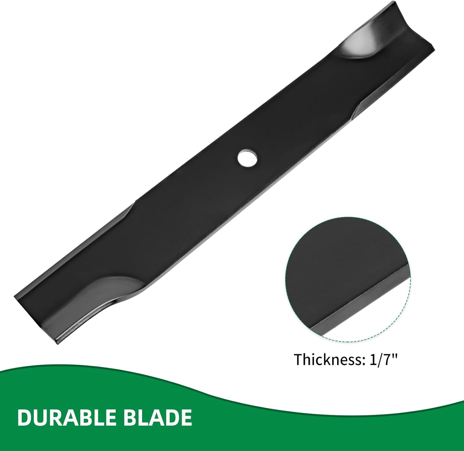 113579 Mower Blade Compatible with Toro/Dixie Chopper 50" Deck, 30227 Rolled Air Lift Blades Fit for Classic 2550 2750 LT2000 LT2300 LT2400 LT2500, Replace 30227-50, 30227-50H, 050403, PL7329, 3 pack