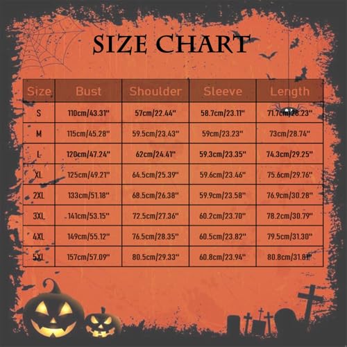 Men's Halloween Pumpkin Hoodie Sweatshirts Casual Long Sleeve Drawstring Hooded Shirt Fashion Holiday Events Blouse Plus Size4