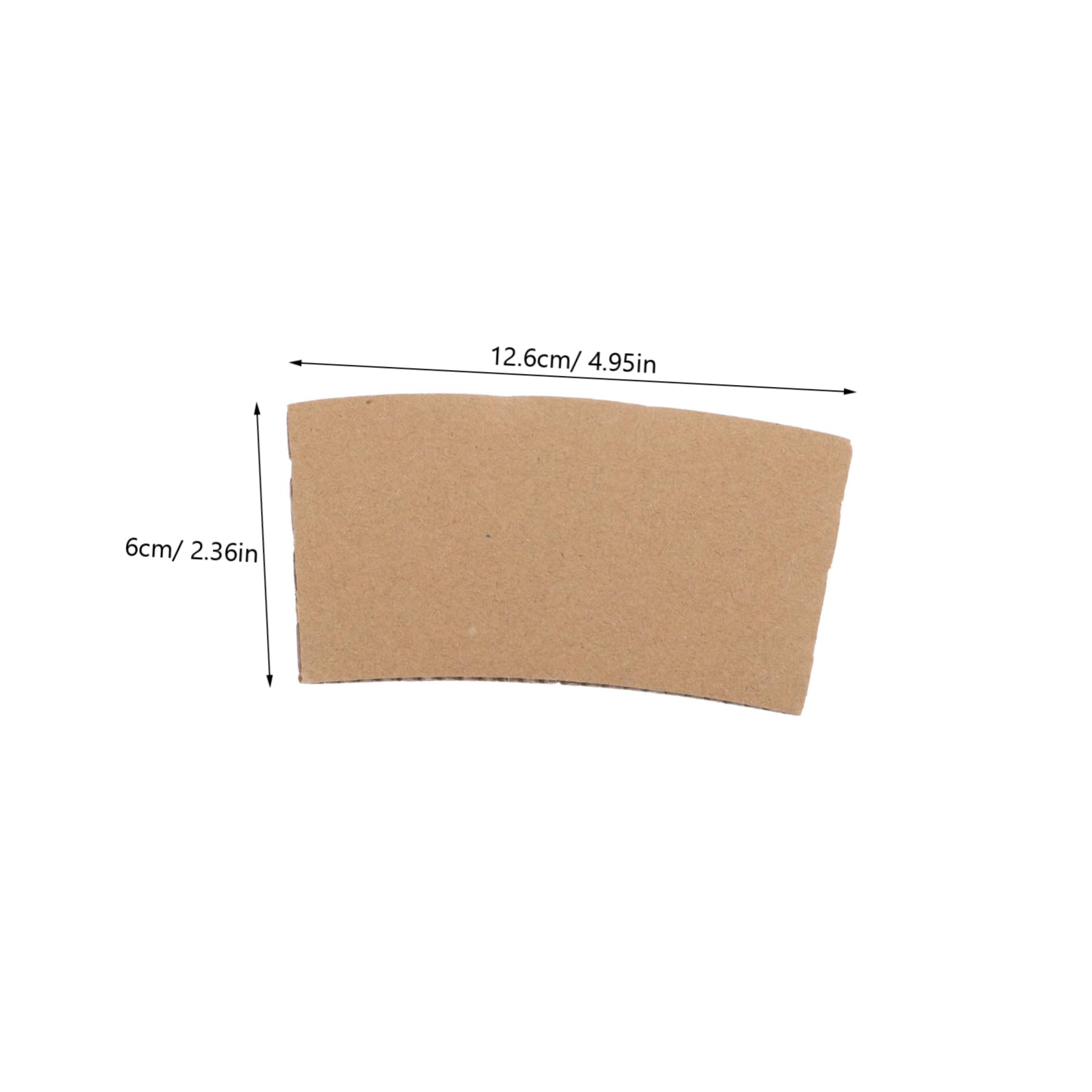 100Pcs Heat Resistant Paper Cup Sleeves Non Slip Insulation Protectors for Beverages Durable Skid Design for Mugs Tumblers and Bottles