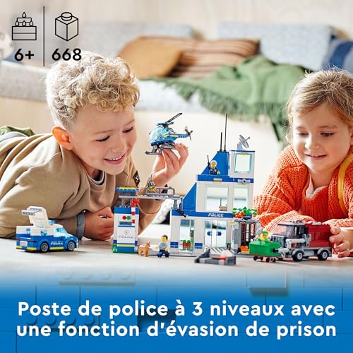 Lego City Le Commissariat De Police 60316 Lego La Boîte - vue 8