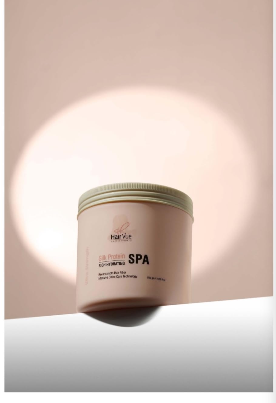 Hair Vue Silk Protein SPA Rich Hydrating Hair Mask, Reconstructs Hair Fiber, Intensive Shine Care, 500 gm-image-20