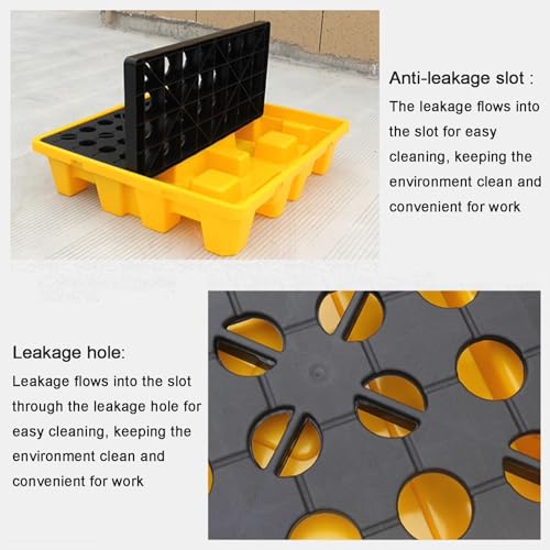 Plateforme modulaire rétention déversements évacuation sous-sol