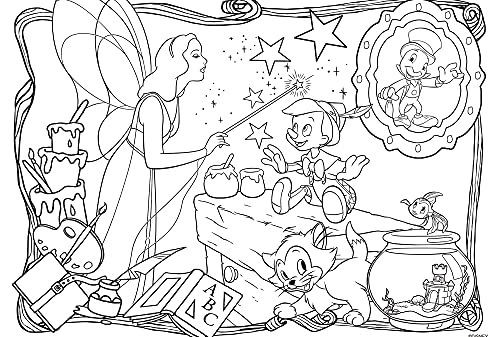 Lisciani - Disney Classics - Bodenpuzzle Pinocchio 24 Teile ab 3 Jahren – Ansicht 3