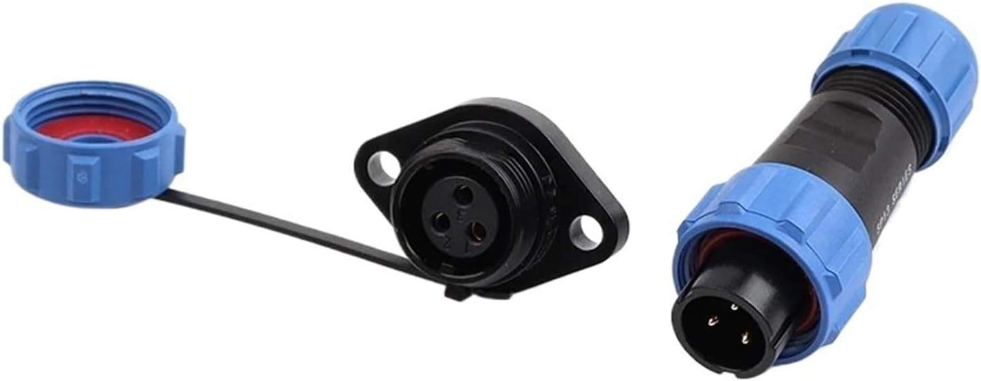 SP13 Connector Flange Male and Female Socket Welding Type 2/3/4/5/6/7/9 pin Cable Connection(SP13-6F)