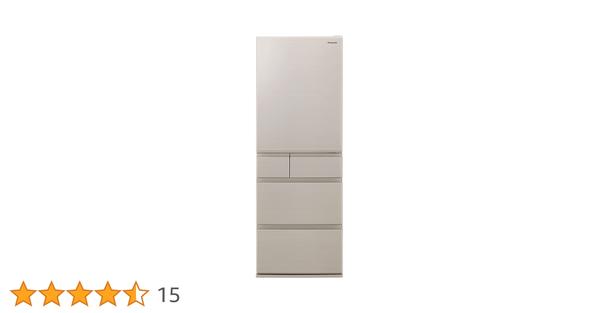 パナソニック NR-E508EX-W ホワイト 白 502L 大容量 冷蔵庫 PANASONIC NR-E508EX-W ハーモニーホワイト [冷蔵庫 (502L・右