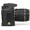 MegaGear Nikon D5600 ، D5500 كاميرا جلدية جاهزة من أي وقت مضى نصف علبة وحزام ، مع وصول البطارية - أسود - MG1170