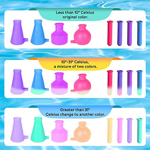 Terramus Bath Toys For Kids Ages 4-8, Silicone Kids Bath Toys With Mesh Receive Bag, Science Bath Toys For Toddlers, Fun Stem Bathtub Toys, For Baby, Toddlers, Boys Or Girls #TOP1