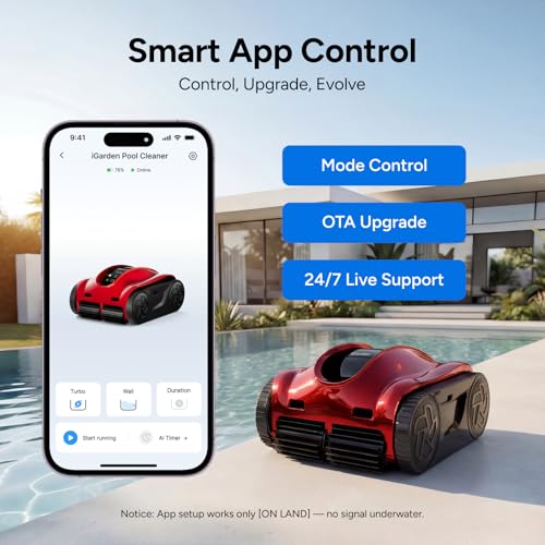 iGarden K Pro Cordless Pool Cleaner