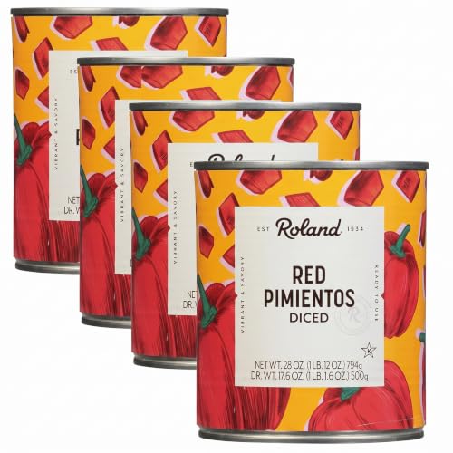 Roland Foods Diced Red Pimientos, Specialty Imported Food, 2...