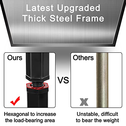 Grovind Folding Grill Table Camping Table With Mesh Desktop, Lightweight 3 Ft Metal Table For Outside, Height Adjustable Portable Grill Table For Camping, Picnic, Beach And Bbq, Rv #TOP6