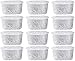 PURE GREEN 12-Pack of Cuisinart Compatible Replacement Charcoal Water Filters for Coffee Makers - Fits all Cuisinart Coffee Makers