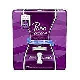 Poise Hourglass Pads, Maximum, 39 Count (Pack of 4)