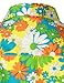 JOGAL Men's Flower Casual Short Sleeve Aloha Hawaiian Shirt (Yellow, Large)