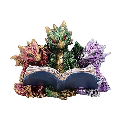 Nemesis Now Fire Reading Dragon Figurine Cover