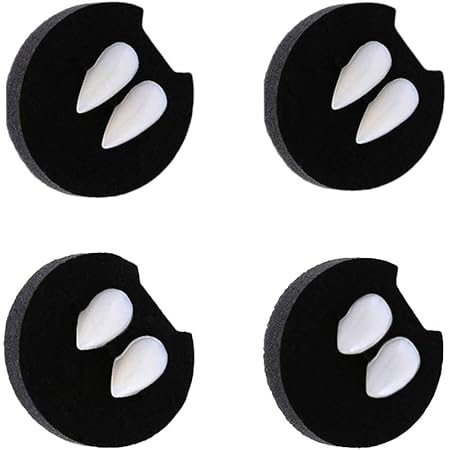 Amazon コスプレ 小物 牙 キバ ヴァンパイア 男 女 おしゃれ かわいい かっこいい 吸血鬼 付け歯 2本セット 17mm コスプレ 仮装 通販