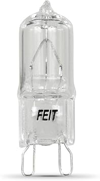 Feit Electric BPQ35/G9/CAN 35-Watt Warm White G9 Base Dimmable Halogen Light Bulb