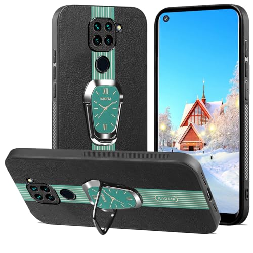 Étui en cuir pour Xiaomi Redmi Note 9 résistant aux chocs pour éviter les bris d'écran accidentels
