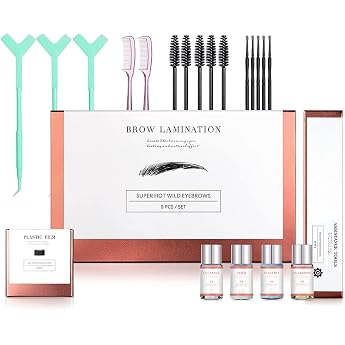 Eyebrow Laminating Kit Professional Eyebrow Lift Kit DIY Eyebrow Shaping Kit for Natural Trendy Thicker Eyebrows Easy to Use and Long Lasting Results