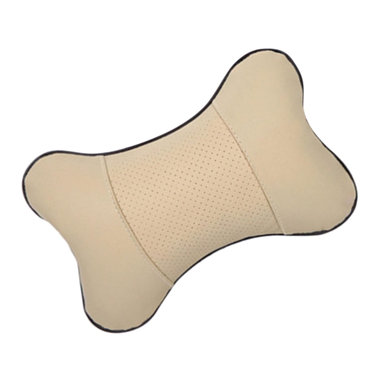 BRIGHTFUFU Car Headrest Pillow Bone Shape Neck Cushion for Car Seats Soft and Artificial Elegant Design for Comfort and Support While Traveling