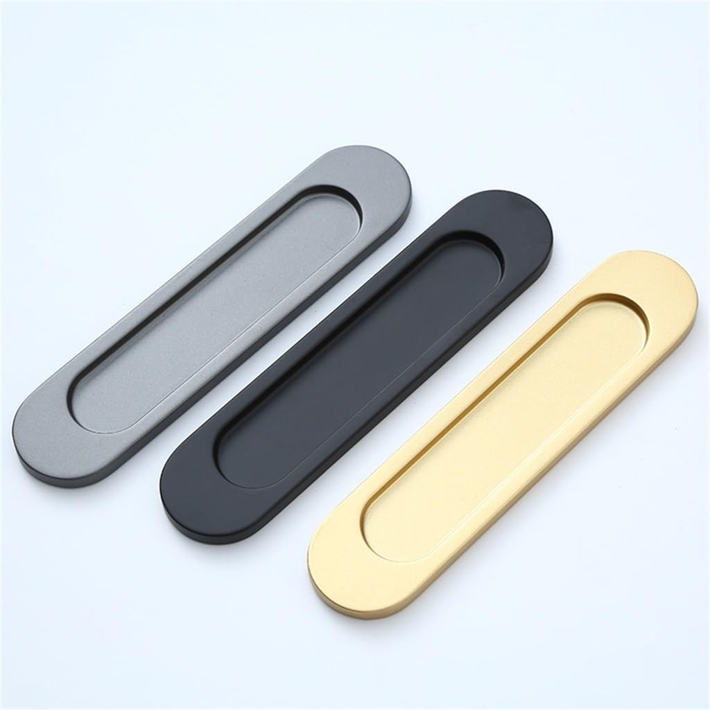 Recessed Sliding Door Concealed Invisible Handle Closet Slotted Aluminum Alloy