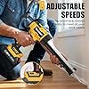 byczone Electric Caulking Gun With 2X2000mAh Batteries, 10 Oz Cordless Caulk Gun with Adjustable Speed, LED Light, Battery Powered Caulking Gun for Filling, Sealing, Repair