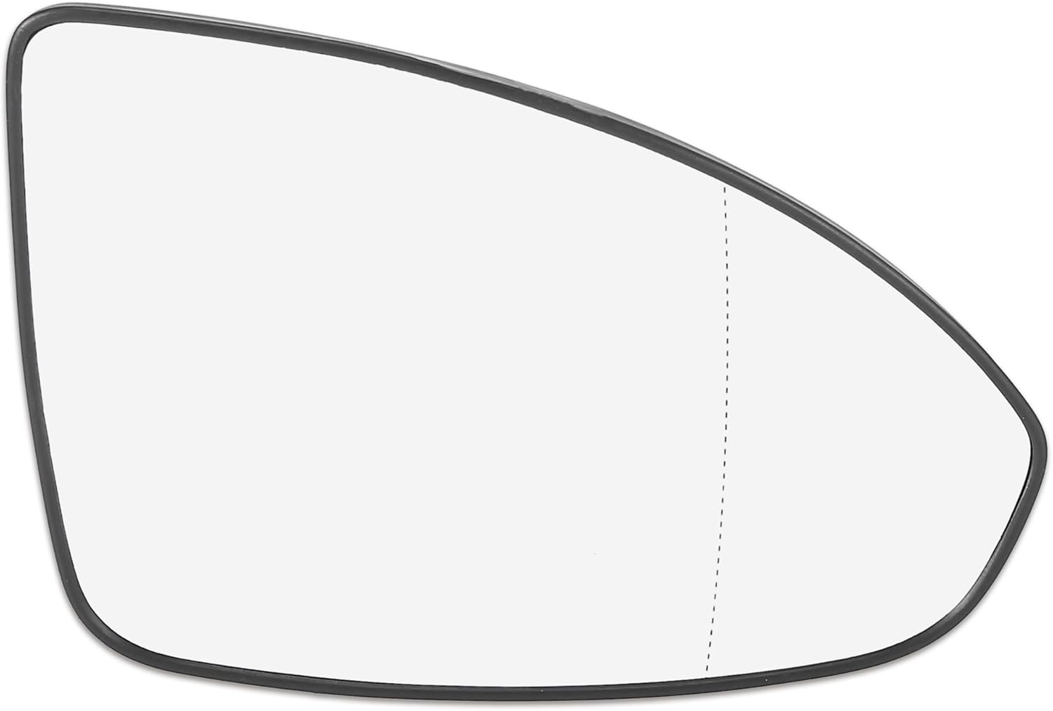 X AUTOHAUX Car Rearview Mirror Glass Replacement with Backing Plate Heated Right