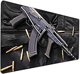 900x400x3mm（35.4x15.7x0.1in）deckt den Bereich für eine Tastatur und eine Maus in voller Größe ab und bietet viel Platz für professionelle Spiele oder Büroarbeiten.