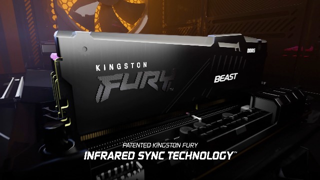 Kingston FURY Beast Black RGB 16GB (2x8GB) 5600MT/s DDR5 CL40 DIMM