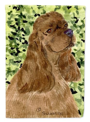Drapeau Cocker Spaniel jardin taille S multicolore Caroline's Treasures SS8807GF