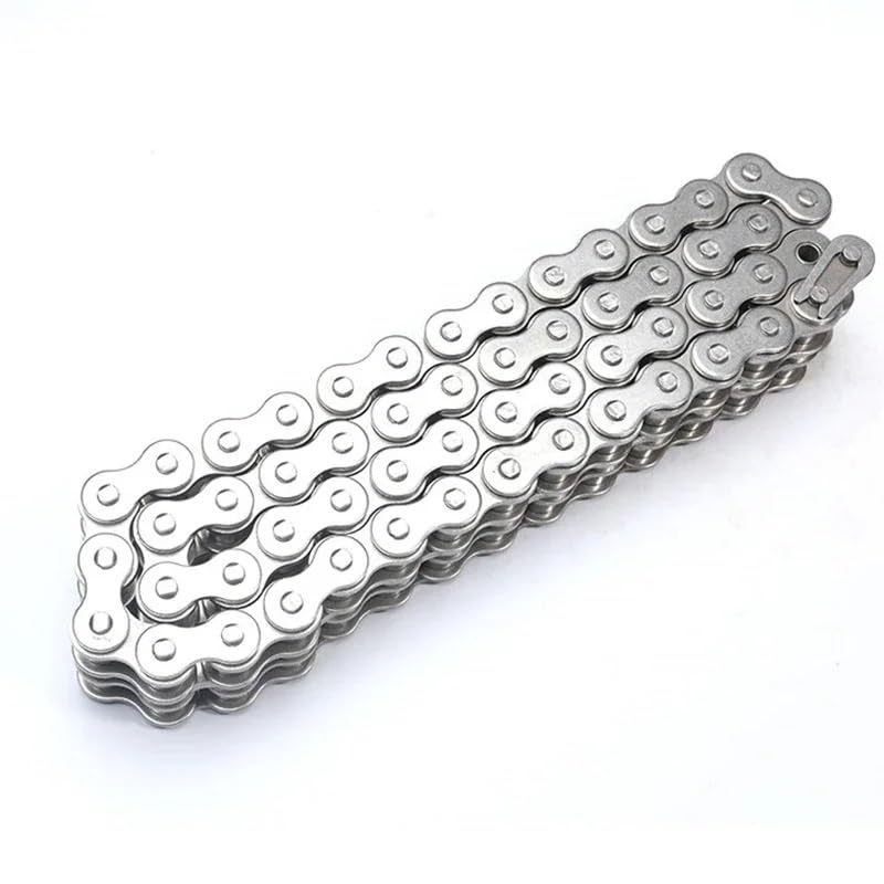 Rollenkette Aus Kohlenstoffstahl Industrielle 304-Edelstahl-Rollenkette mit kurzer Teilung 08B 1,5 Meter Getriebeantriebskettenradkette for Maschinenausrüstung