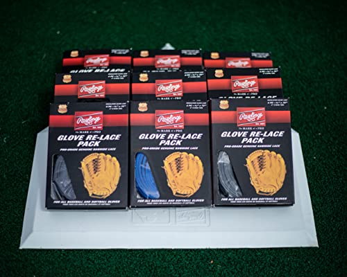 Rawlings | Glove Re-Lace Pack | Baseball/Softball | Standard 3/16" X 72" Laces with Tool | Blue - image 5