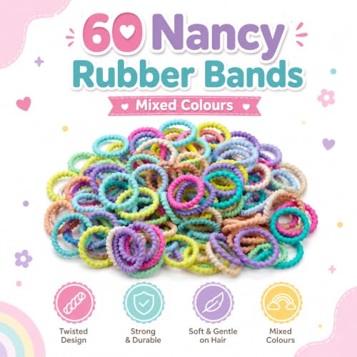 Image of 200 Pcs Hair Accessories for Kids Girls | Cute Baby Hair Clips, Rubber Bands, Nancy Bands & Mini Claw Clips Combo | Hair Accessories for Baby Girl | Kids Hair Clips Set | Mixed Designs