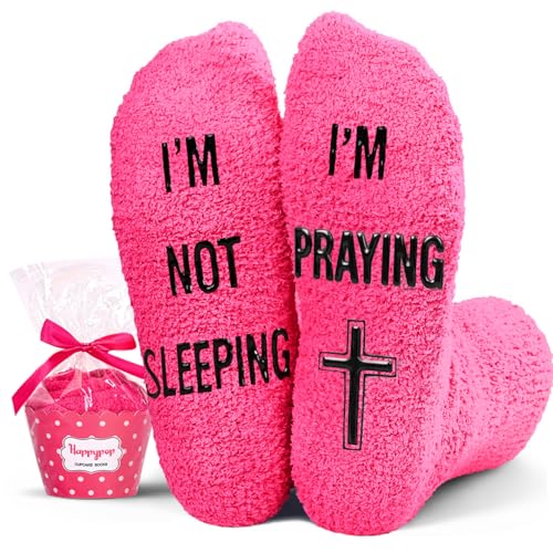 HAPPYPOP Christian Gifts for Women - Christian Faith Religious Gifts, Pastor Jesus Socks for Women