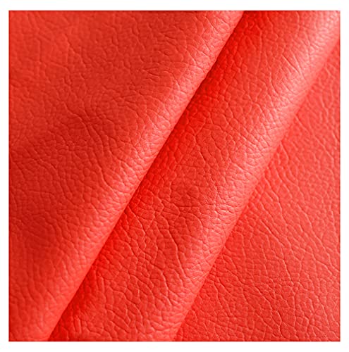 Tissu texturé PU rouge imperméable pour réparer des chaises abîmées - 2