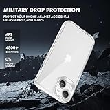 iCatchy for iPhone 14 Case/iPhone 13 Case 6.1-Inch, Shockproof Bumper Phone Cover, Anti-Yellowing Clear Back Compatible with iPhone 14/13 (Clear) - Image 4