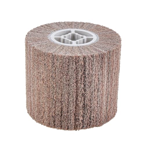 KITISUNI 研磨バニシングホイール 120 X 100mm（直径x長さ） 240グリット ドローイング 研磨 ナイロンホイール 耐摩耗性 長寿命 使い便利