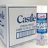 Castle C2003 Streak Proof Glass Cleaner, 12-Pack (Case)